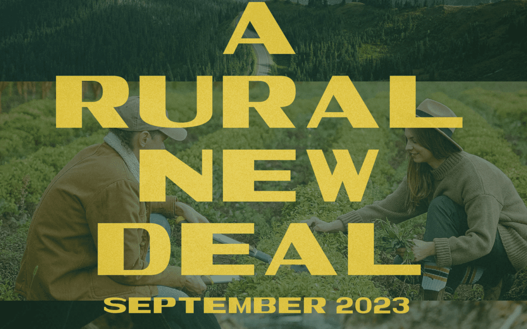 A Rural New Deal for the 21st Century